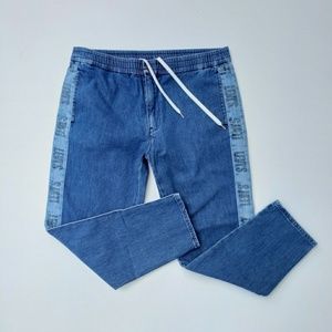 Levi's Mens Denim Joggers Jean's Large Elastic